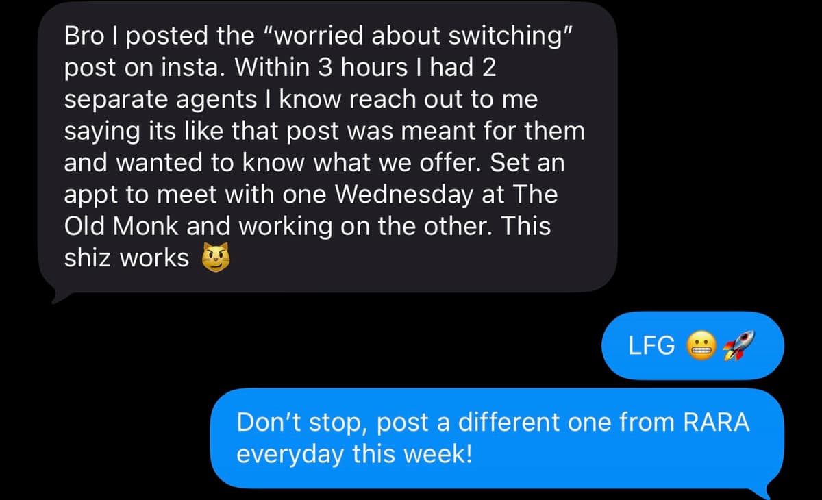 Customer testimonial